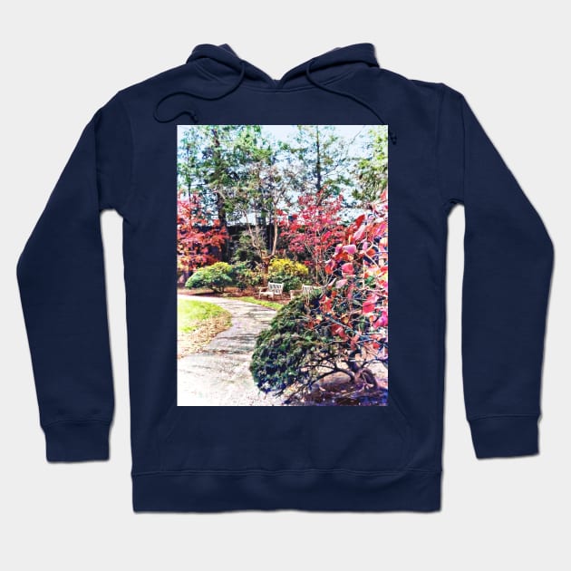 Path in Autumn Park Hoodie by SusanSavad